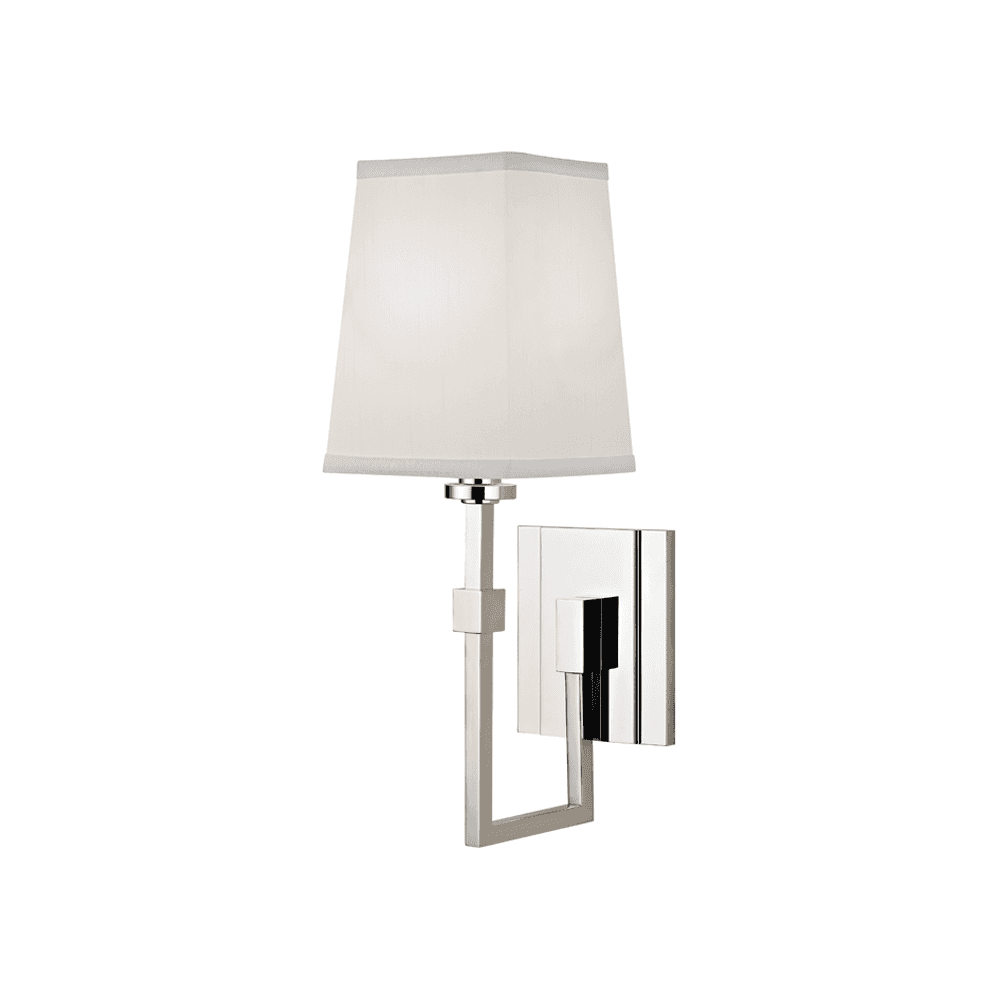 Fletcher Polished Nickel Geometric Wall Sconce