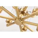 Soriano Vintage Brass Glass Pendant