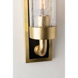 Soriano Vintage Brass Glass Pendant