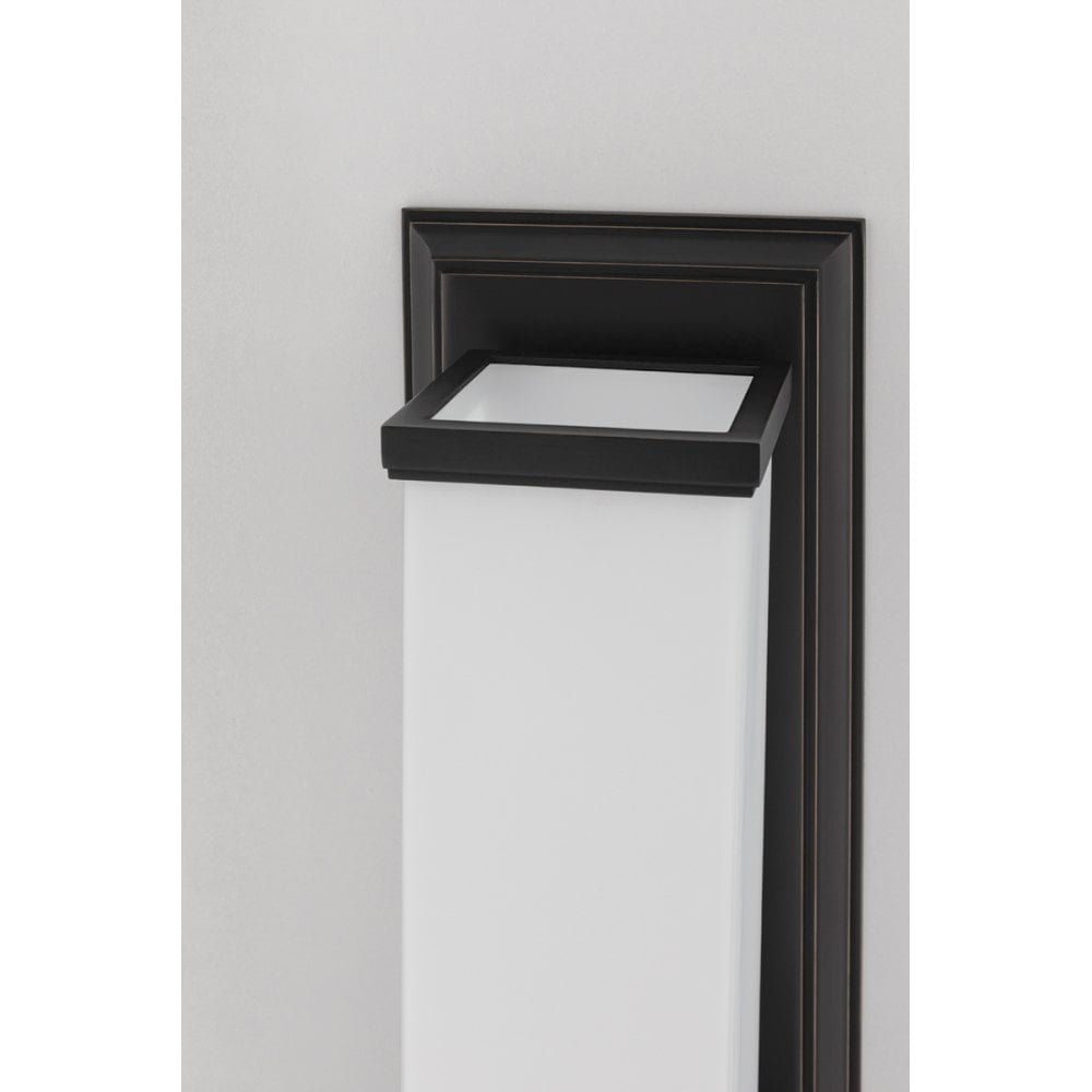 Everett Polished Nickel Wall Sconce with Glass Shade