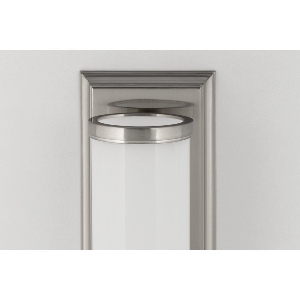 Everett Polished Nickel Wall Sconce with Glass Shade