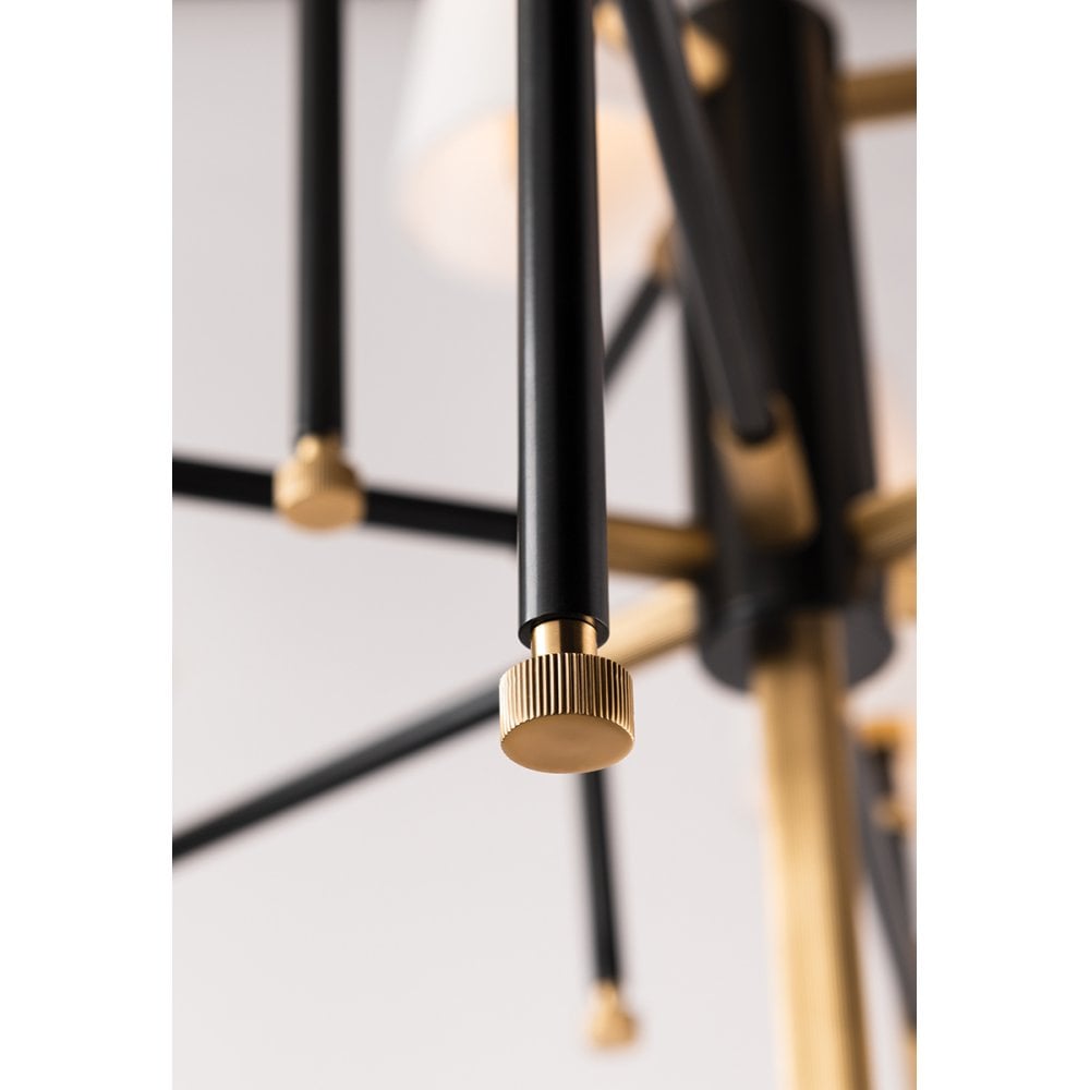 Bowery Polished Nickel Dual-Light Wall Sconce with Linen Shades