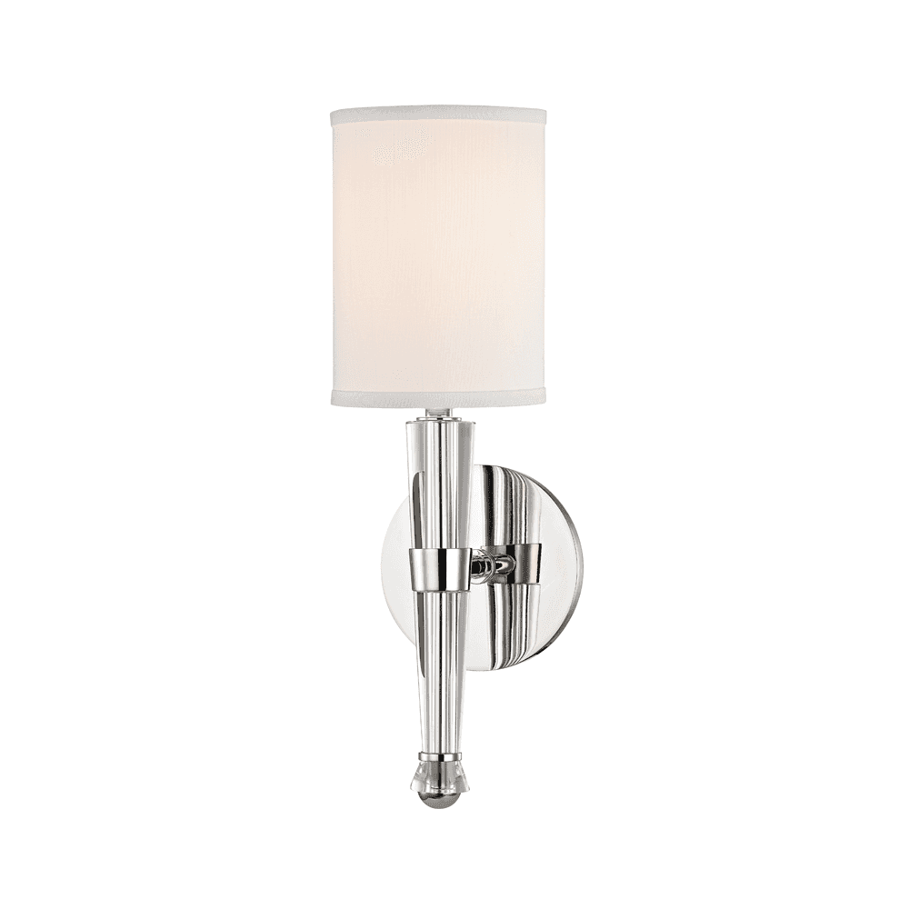 Volta Elegance Polished Nickel Candle Wall Sconce