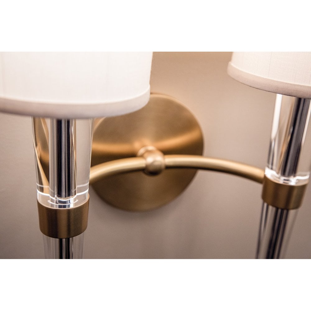 Volta Elegance Polished Nickel Candle Wall Sconce