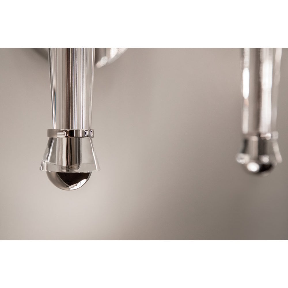 Volta Elegance Polished Nickel Candle Wall Sconce
