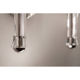 Volta Elegance Polished Nickel Candle Wall Sconce