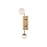 Fleming Bauhaus-Inspired Brass Wall Light