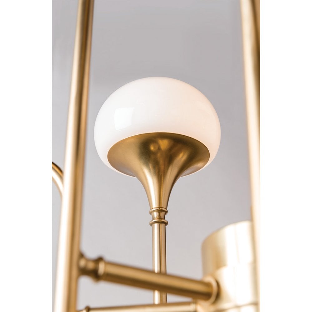 Fleming Bauhaus-Inspired Brass Wall Light