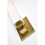 Livingston Aged Brass Bathroom and Vanity Light Fixture