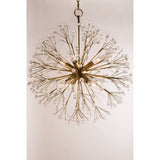 Dunkirk Celestial Branches Flush Mount in Polished Nickel