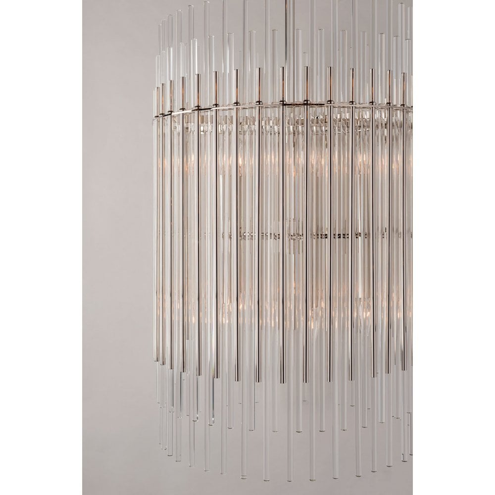 Wallis Contemporary Nickel Drum Wall Sconce