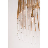 Vintage Brass Drum Pendant Light