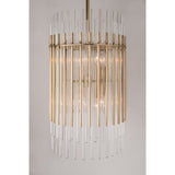 Vintage Brass Drum Pendant Light