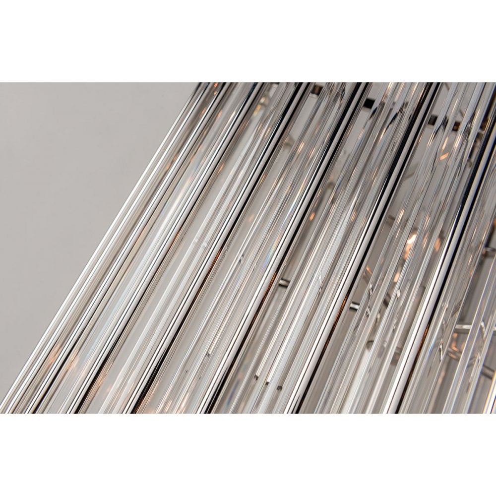 Wallis Contemporary Polished Nickel Chandelier