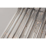 Wallis Contemporary Polished Nickel Chandelier