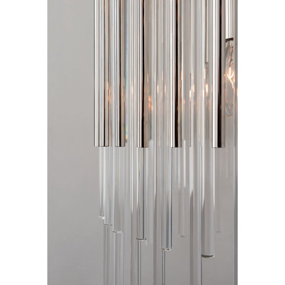 Wallis Contemporary Polished Nickel Chandelier
