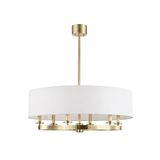 Durham Antique Brass Oval Pendant Light