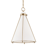 Eldridge Vintage Brass Hanging Light Fixture