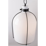 Eldridge Vintage Brass Hanging Light Fixture
