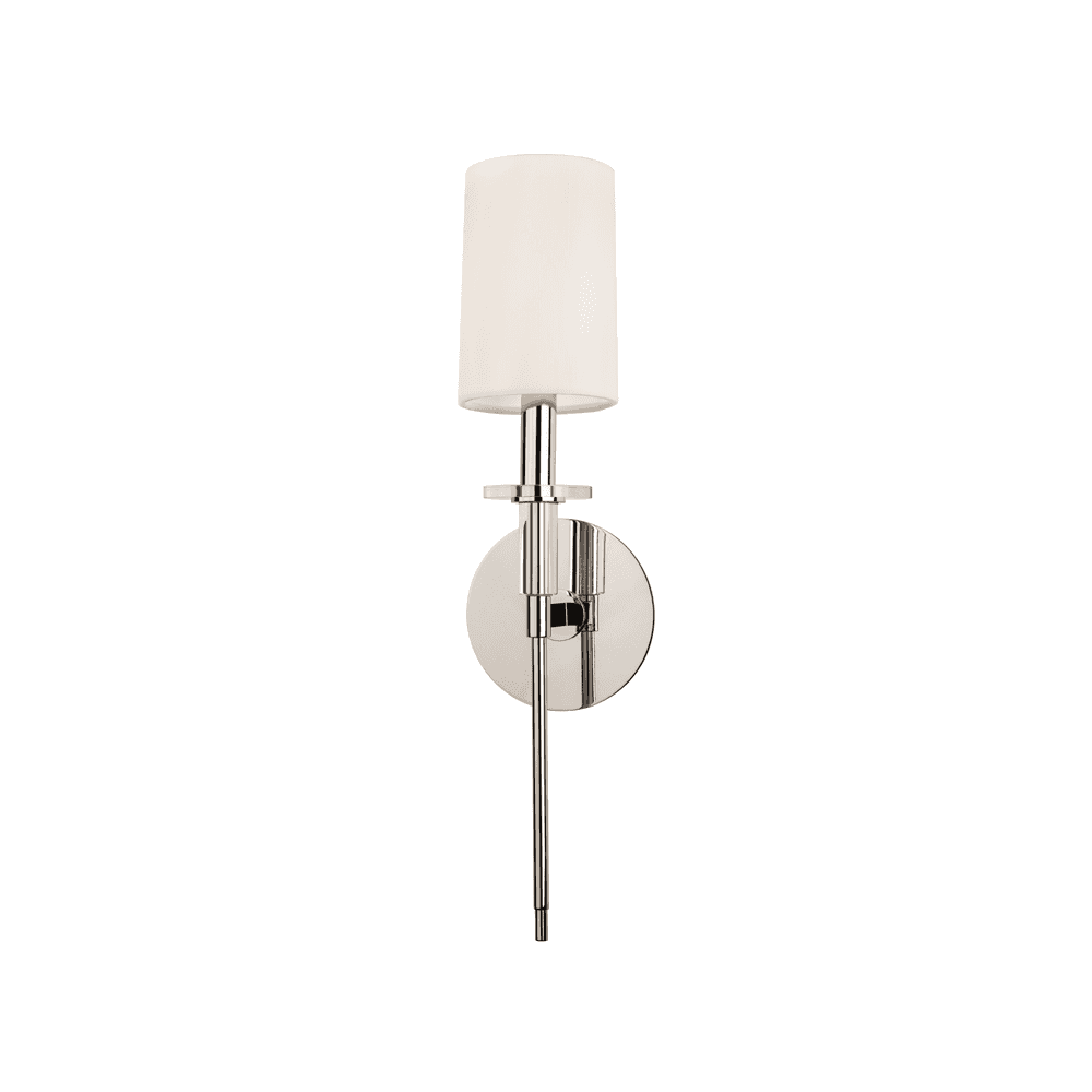 Amherst Crystal Accent Polished Nickel Wall Sconce