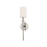 Amherst Crystal Accent Polished Nickel Wall Sconce