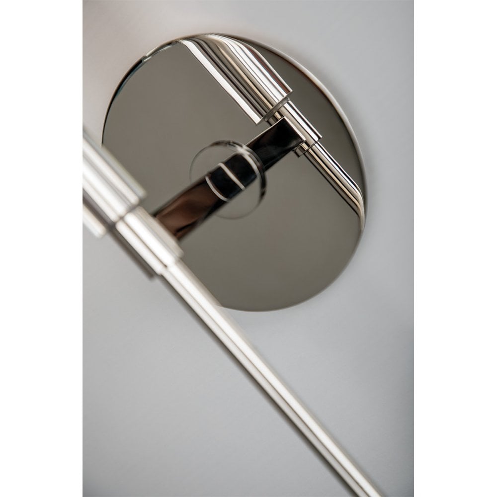 Amherst Crystal Accent Polished Nickel Wall Sconce