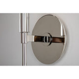 Amherst Crystal Accent Polished Nickel Wall Sconce