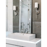 Amherst Crystal Accent Polished Nickel Wall Sconce