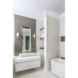 Amherst Crystal Accent Polished Nickel Wall Sconce