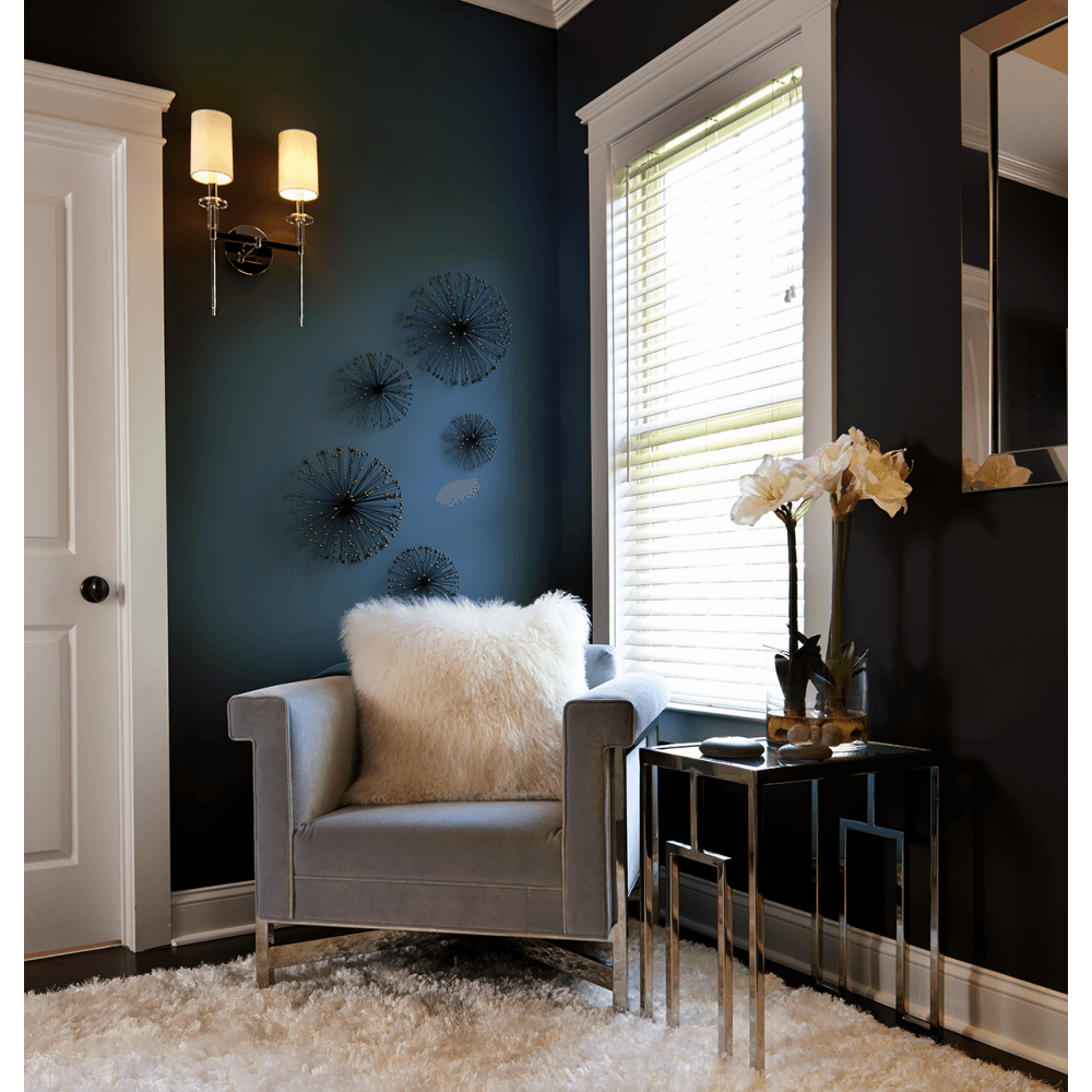 Amherst Elegant Wall Sconce in Polished Nickel