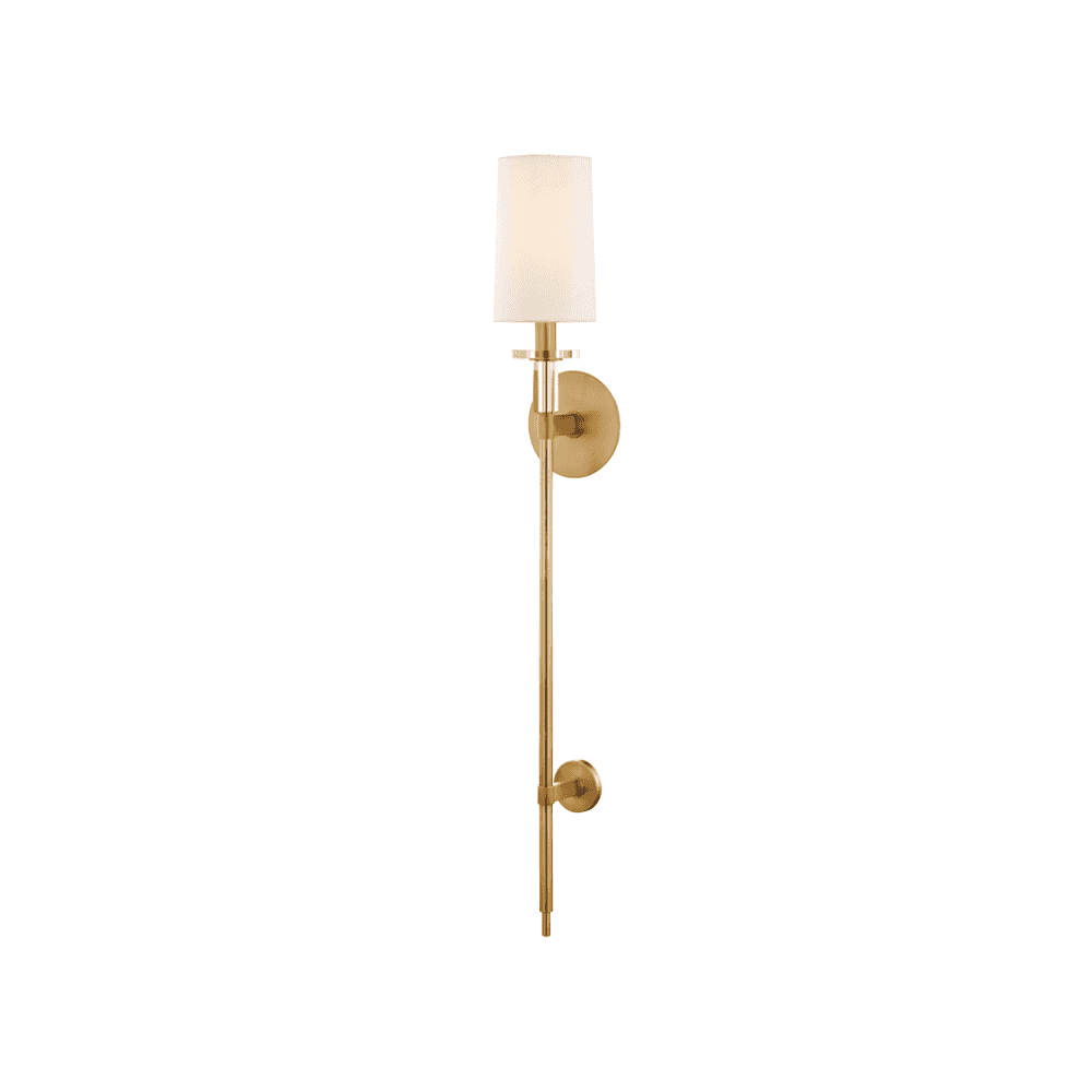Amherst Elegance Aged Brass Wall Light