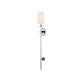 Amherst Modern Elegance Wall Sconce in Polished Nickel