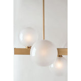 Elegant Hinsdale Brass Globe Wall Sconce