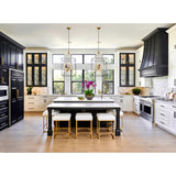 Glendale Aged Brass Sputnik Lantern Pendant