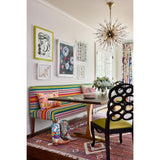 Spartan Elegance Aged Brass Chandelier