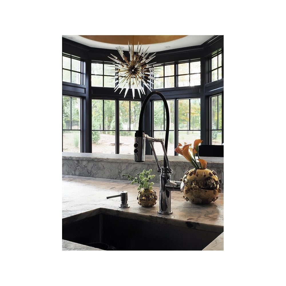 Sparta Radiant Brass Chandelier