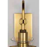 Elegant Ivy Aged Brass Teardrop Wall Sconce by Becki Owens