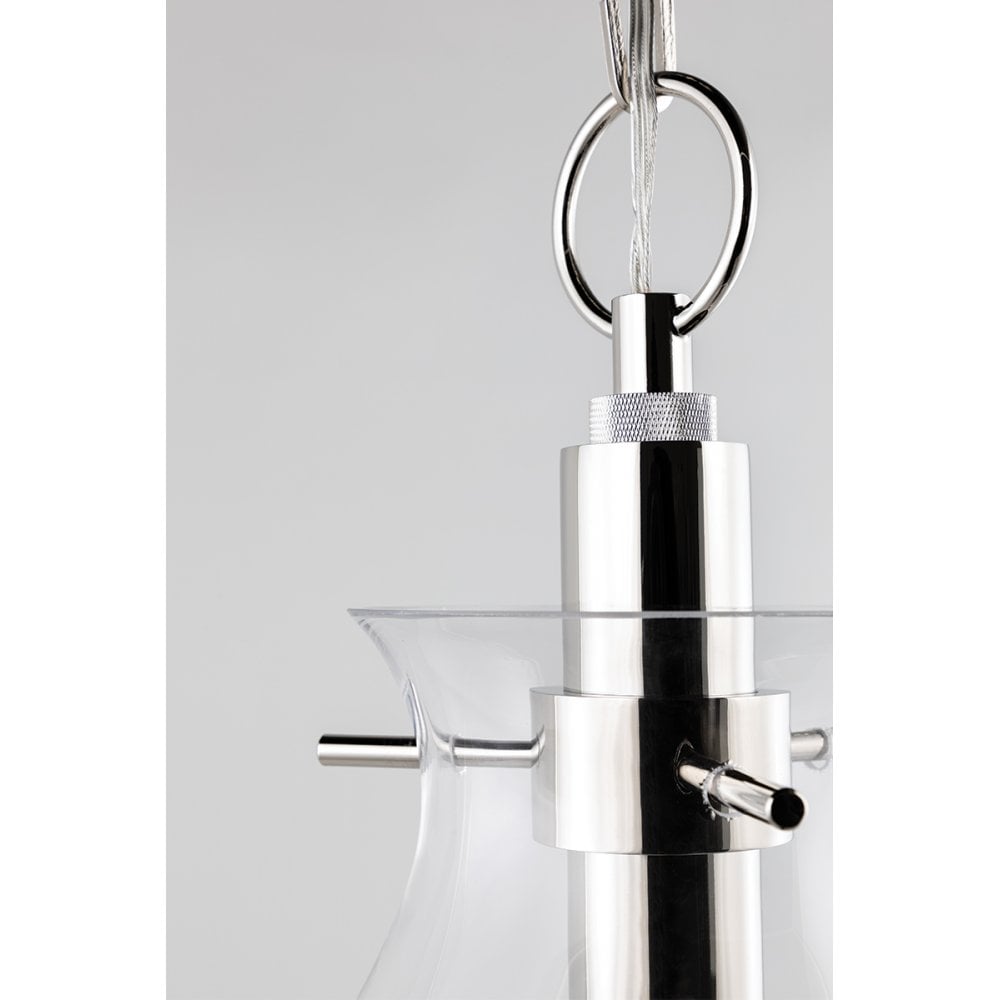 Polished Nickel Ivy Teardrop Wall Sconce by Becki Owens