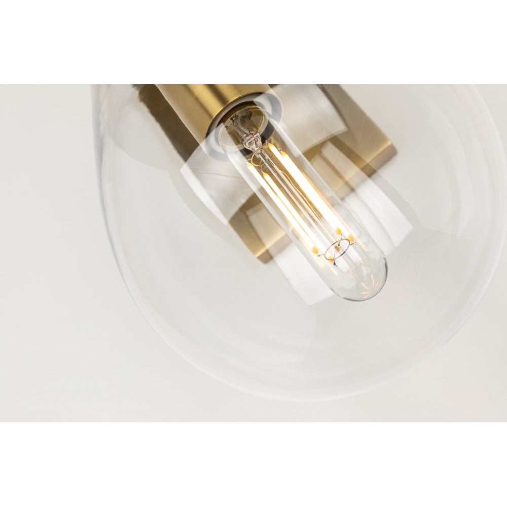 Polished Nickel Ivy Teardrop Wall Sconce by Becki Owens
