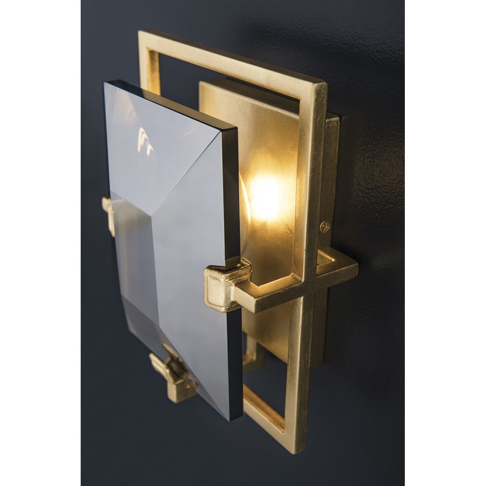 Radiant Crystal Prism Wall Sconce