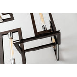 Interlocking Rectangular Iron Wall Sconce with Filament Accent Lights 36cm