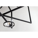 Elliot Black Iron and Glass Globe Wall Sconce 17cm