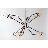 Raef Distinctive Glass Cylinder Wall Light in Textured Bronze and Brushed Brass