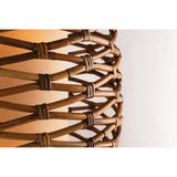 Balboa Rattan Layered Wall Sconce