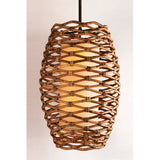 Balboa Rattan Layered Wall Sconce