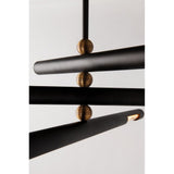 Elegant Noir Futurism Wall Sconce