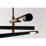 Elegant Noir Futurism Wall Sconce