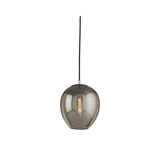 Odyssey Contemporary Black and Nickel Single Bulb Pendant