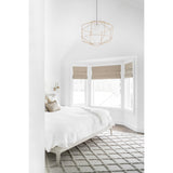 Golden Silhouette Opal Glass Pendant Light