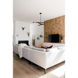 Hendrix Captivating Brass Spheres and Chemical Bronze Tube Chandelier
